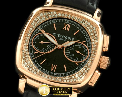 파텍필립 Ladies Chrono 7071 RG/LE BlackAsian 2813 -PP044C