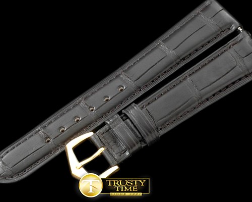 파텍필립 Black Croc Strap YG 20/16/ Insignia Buckle -PPACC004E