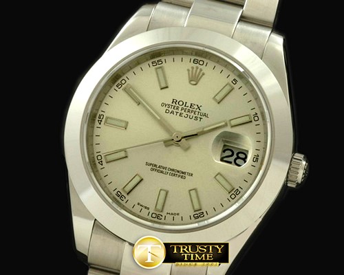 롤렉스 SS Oyster Silver White Sticks Asian Eta 28362 25J -R2DJ0178