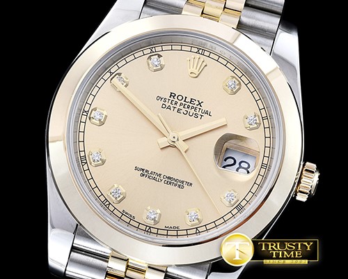 롤렉스 DateJust 2 Wrap YG/SS Smt Gold/Diams Jub Noob A3235 -R2DJ0199A