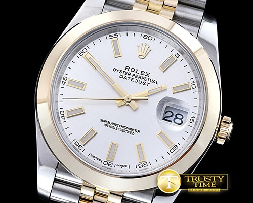 롤렉스 DateJust 2 Wrap YG/SS Smt Silv Wht St Jub Noob A3235 -R2DJ0199C