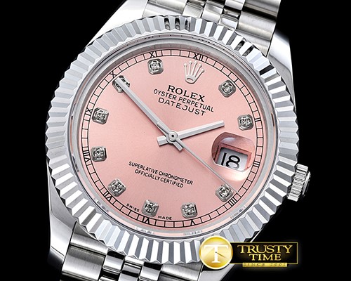 롤렉스 DJ2 41mm Jub Flt SS/SS Rose Gold Diams BP A3235 Mod -R2DJ0208D