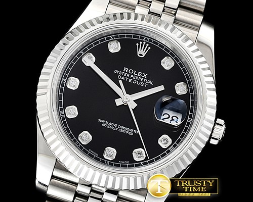 롤렉스 DJ2 41mm Jub Flt SS/SS Black Diam Noob A3235 -R2DJ0227B