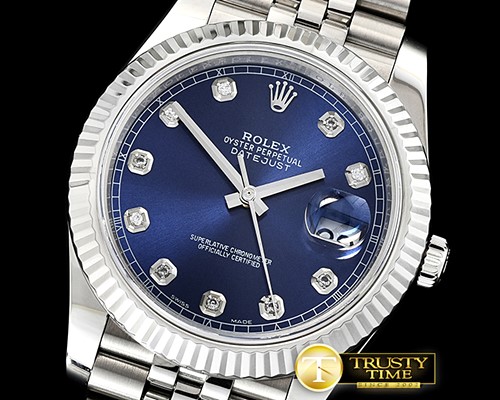 롤렉스 DJ2 41mm Jub Flt SS/SS Blue Diam Noob A3235 -R2DJ0227C