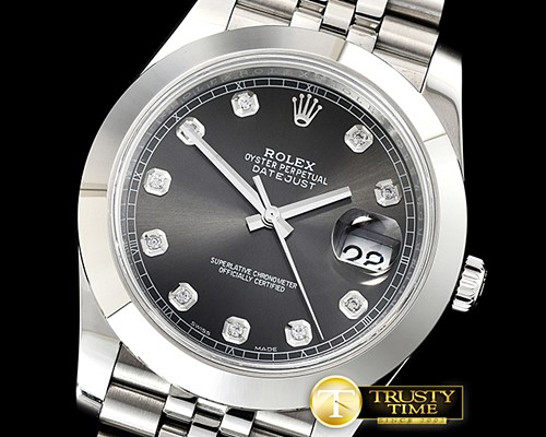롤렉스 DJ2 41mm Jub Smt SS/SS Grey Diam Noob A3235 -R2DJ0228A