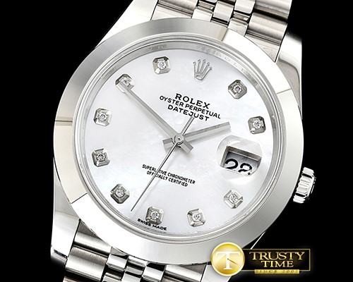 롤렉스 DJ2 41mm Jub Smt SS/SS White MOP Diam Noob A3235 -R2DJ0228B