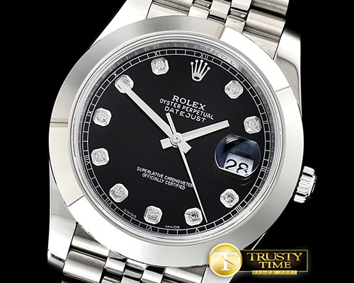 롤렉스 DJ2 41mm Jub Smt SS/SS Black Diam Noob A3235 -R2DJ0228C