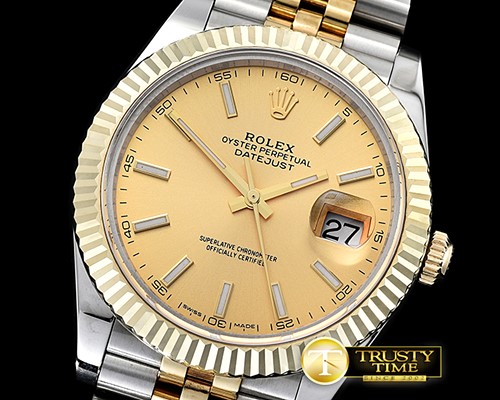 롤렉스 DJ2 41mm Jub Flt Wrap 904L YG/SS Gold Stk GMF A2836 -R2DJ0232D