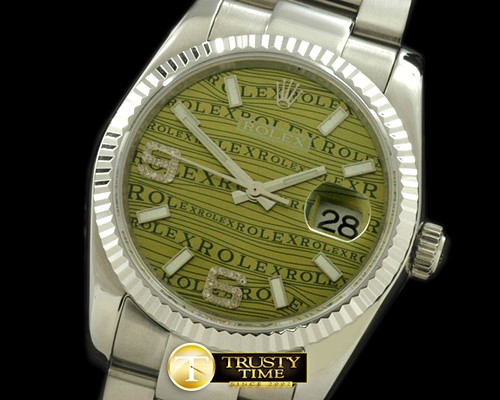 롤렉스 SS/SS OYS Khaki Asian 2836Real Diamond -RDJ0218D