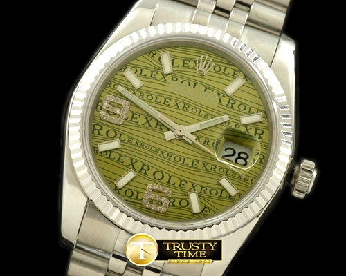 롤렉스 SS/SS JUB Khaki Asian 2813Real Diamond -RDJ0223D