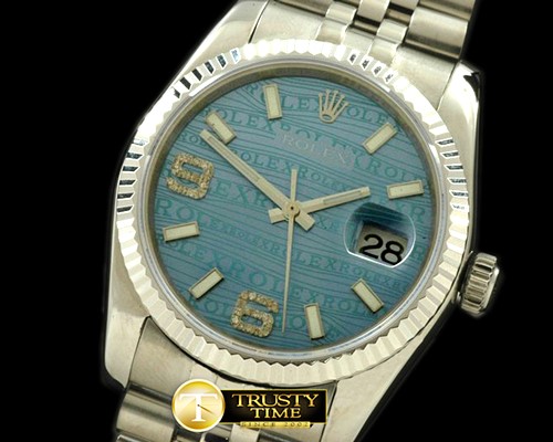 롤렉스 SS/SS JUB Blue Asian 2836Real Diamond -RDJ0224E