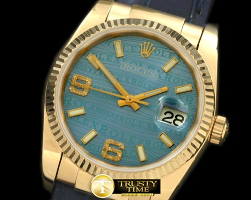 롤렉스 YG/LE Blue Swiss Eta 2836/3135Real Diamond -RDJ0229A