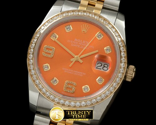 롤렉스 SS/YG Jubilee Orange Diam 2836 -RDJ0253A