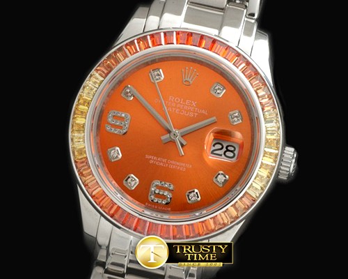 롤렉스 Ruby Bez SS Org/Diam Asian Eta 2824 -RDJ0254A