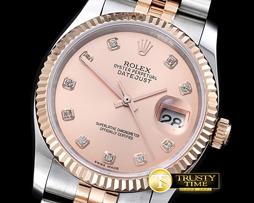 롤렉스 DJ 36mm Jub Flt RG/SS Rose Gold D BP A3135 Mod -RDJ0271A