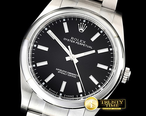 롤렉스 Oyster Pert. 39mm 114300 904L SS/SS Blk ARF Asia 3132 -RDJ0310A