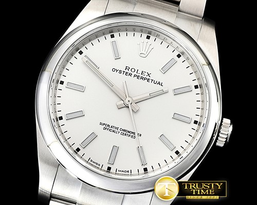 롤렉스 Oyster Pert. 39mm 114300 904L SS/SS Wht ARF Asia 3132 -RDJ0310B