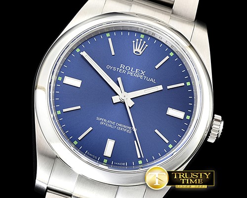롤렉스 Oyster Pert. 39mm 114300 904L SS/SS Blue ARF A3132 -RDJ0311C
