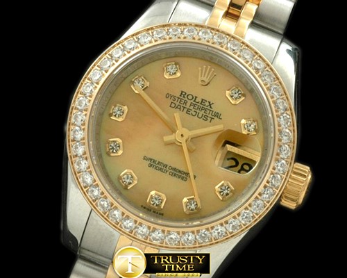 롤렉스 SS/YG Jubilee MOP Gold Diamond Swiss Eta 26712 -RDJLD0283A