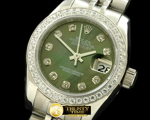 롤렉스 SS Jubilee MOP Green Diamond Swiss Eta 26712 -RDJLD0289A
