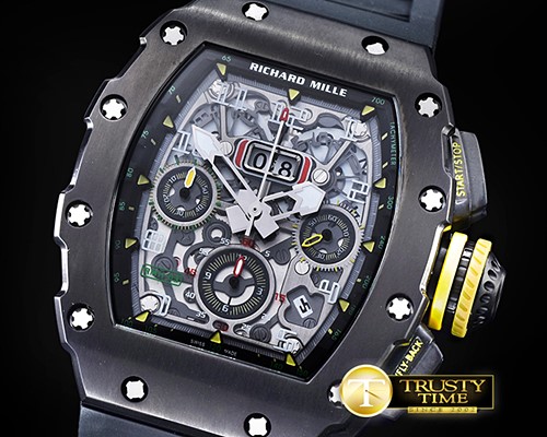 리차드밀 RM01103 New Gen Flyback PVD/VRU Black A7750 Mod -RM0109A