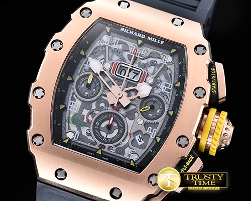 리차드밀 RM01103 New Gen Flyback RG/VRU Black A7750 Mod -RM0109B