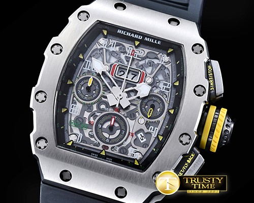리차드밀 RM01103 New Gen Flyback SS/VRU Black A7750 Mod -RM0109C