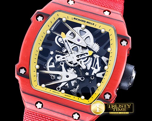 리차드밀 RM02702 Rafael Nadal L.E. FC/NY Red/Yllw Miyota Mod -RM0112B