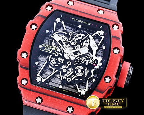 리차드밀 RM03502 Rafael Nadal Red FC/VRU Blk/Blk Miyota Mod -RM0113E