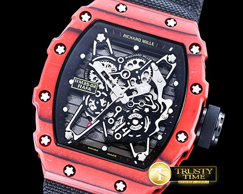 리차드밀 RM03502 Rafael Nadal Red FC/NY Blk/Blk Miyota Mod -RM0114D