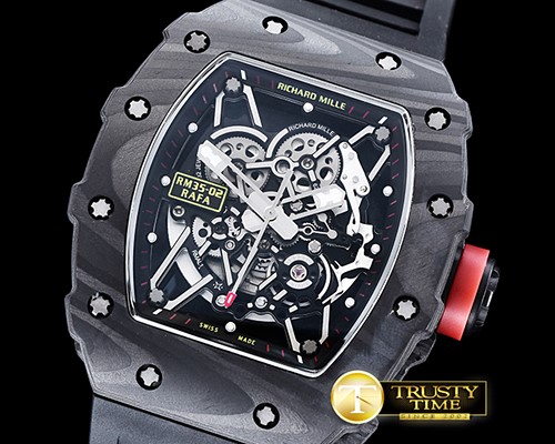 리차드밀 RM03502 Rafael Nadal Blk FC/VRU Black Miyota Mod -RM0115C