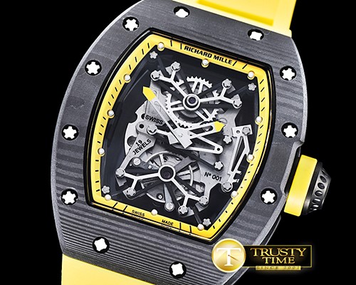 리차드밀 RM001 Tourbillon FC/VRU Yellow Custom Mod -RM0120C