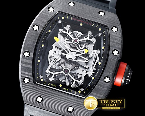 리차드밀 RM001 Tourbillon FC/VRU Black/Yellow Custom Mod -RM0120F
