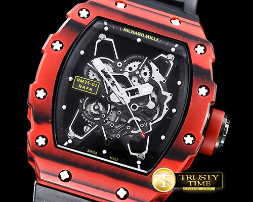 리차드밀 RM03501 Rafael Nadal Red FC/VRU Blk/Red Miyota Mod -RM0121A
