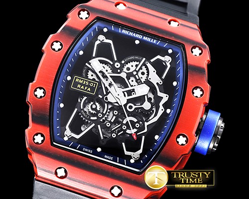 리차드밀 RM03501 Rafael Nadal Red FC/VRU Blk/Blue Miyota Mod -RM0121C