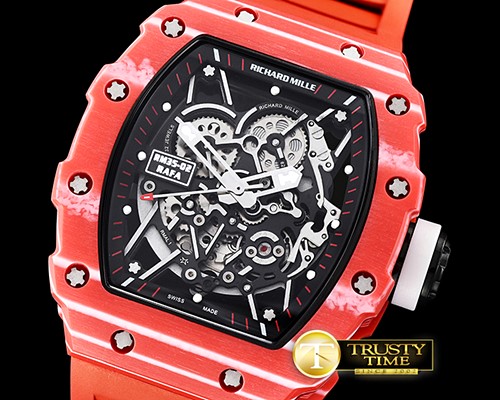 리차드밀 RM03502 Rafael Nadal Red FC/VRU Blk/Wht C Miyota Mod -RM0127B