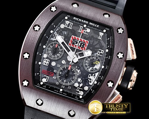리차드밀 RM011 Felipe Massa LE Brown Cer CER/RG/VRU Black A7750 -RM0129A