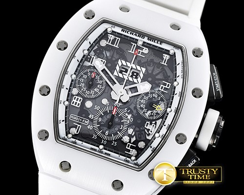 리차드밀 RM011 Felipe Massa LE Wht Cer CER/PVD/VRU White A7750 -RM0129D