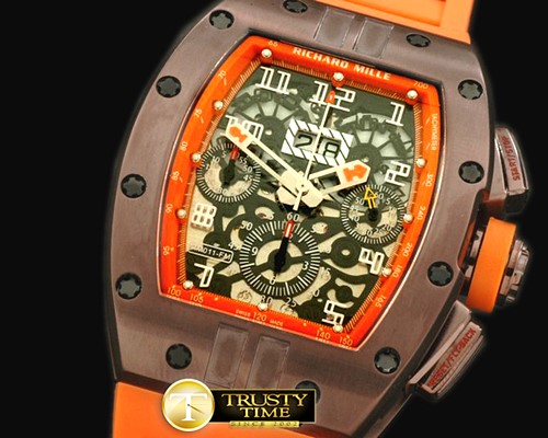 리차드밀 Titanium Brown PVD/RU Asian 7750 28800bph -RM013