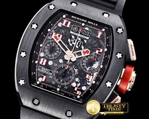 리차드밀 RM011 Felipe Massa LE DLC/VRU Black/Red A7750 -RM0130E