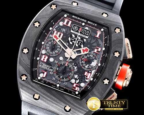리차드밀 RM011 Felipe Massa LE FC/RG/VRU Black/Red A7750 -RM0130G