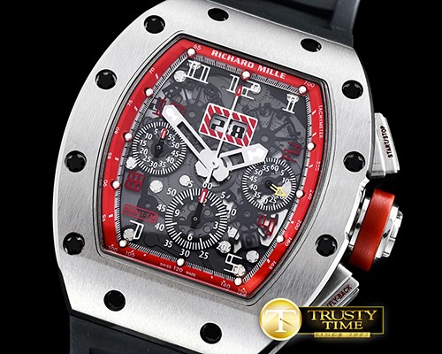 리차드밀 RM011 Felipe Massa LE SS/VRU Blk/Red A7750 -RM0132C