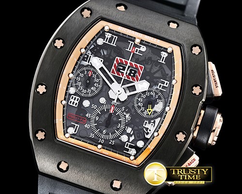 리차드밀 RM011 Felipe Massa LE DLC/RG/VRU Blk/Org A7750 -RM0133