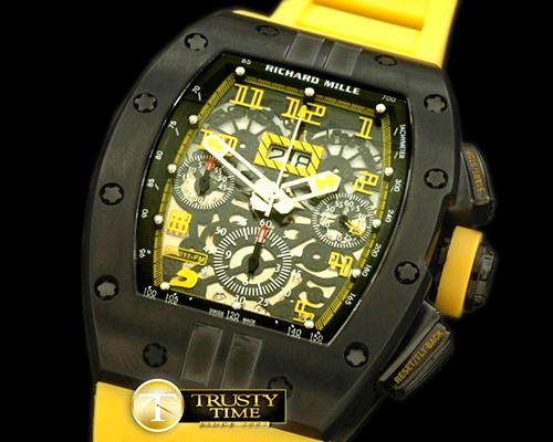 리차드밀 Felipe Massa Texas GP Carbon PVD/RU Asian 7750 28800bph -RM014