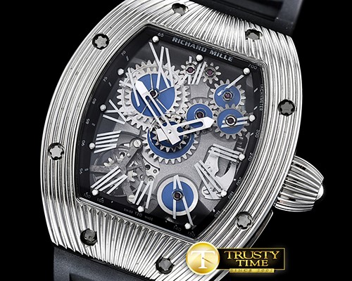 리차드밀 RM018 Tourbillon Boucheron SS/RU Blue MY9015 Mod -RM0142B