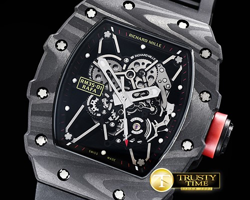 리차드밀 RM03502 Rafael Nadal FC/VRU Black/Red C Miyota Mod -RM0145B