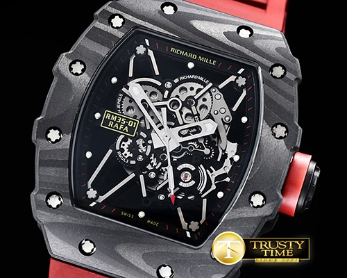 리차드밀 RM03502 Rafael Nadal FC/VRU Black/Red C Miyota Mod -RM0145D