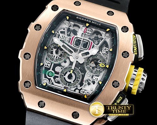 리차드밀 RM01103 Felipe Massa LE RG/TI/VRU Skele A7750 Mod -RM0146B