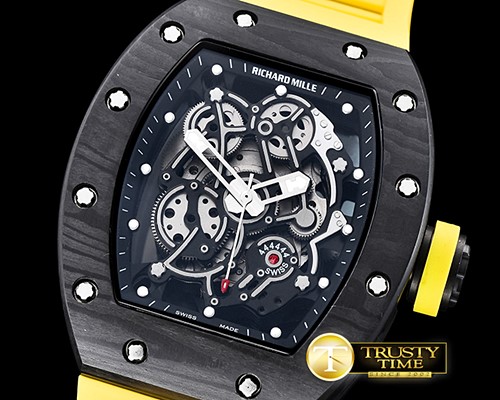 리차드밀 RM055 Bubba Watson FC/RU Skeleton Yellow MY9015 Mod -RM0147E