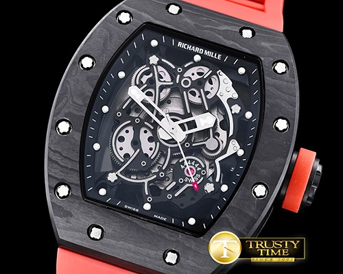 리차드밀 RM055 Bubba Watson FC/RU Skeleton Red MY9015 Mod -RM0147F